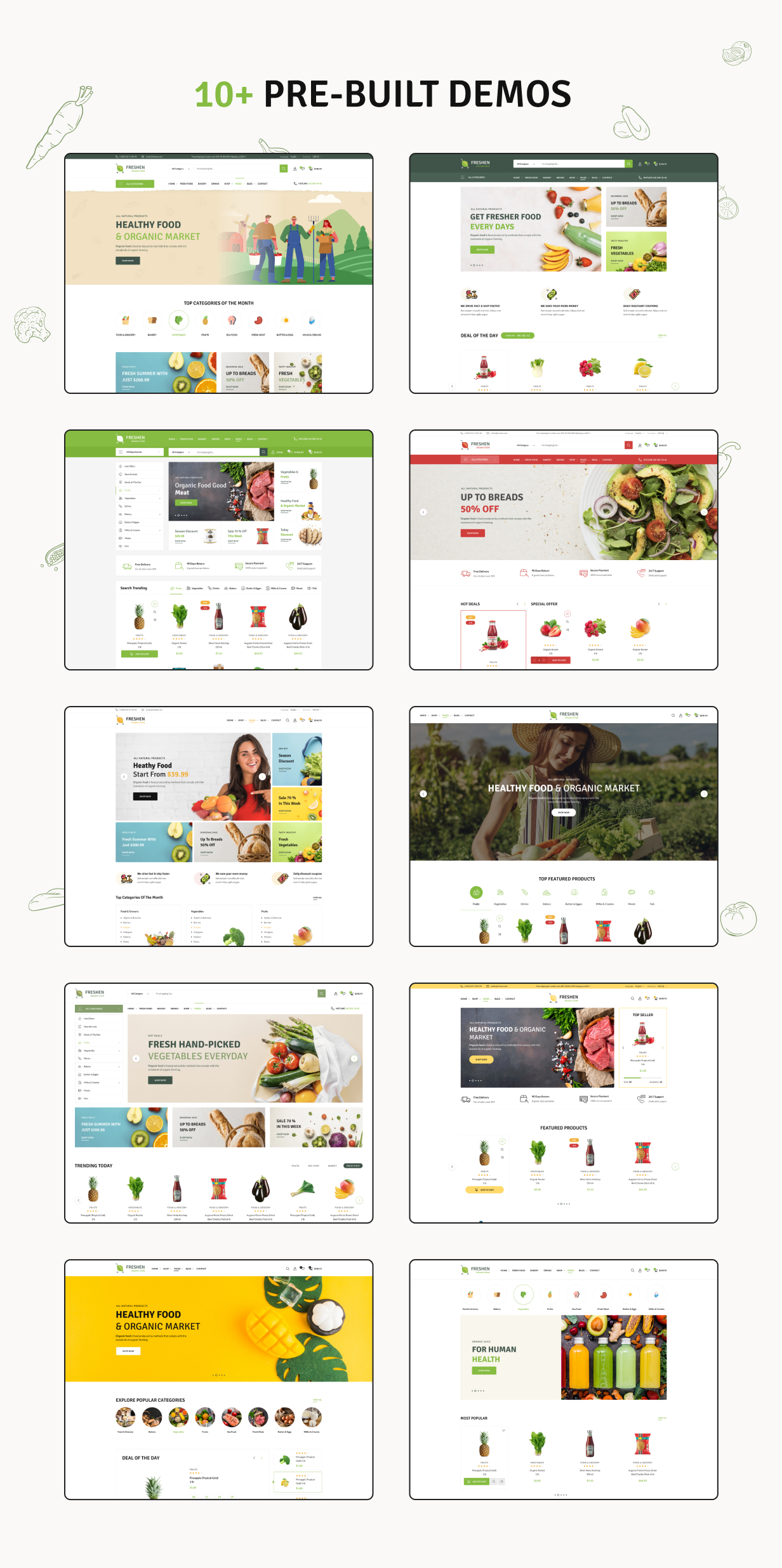 Freshen - Organic Food Store WordPress Theme - 5
