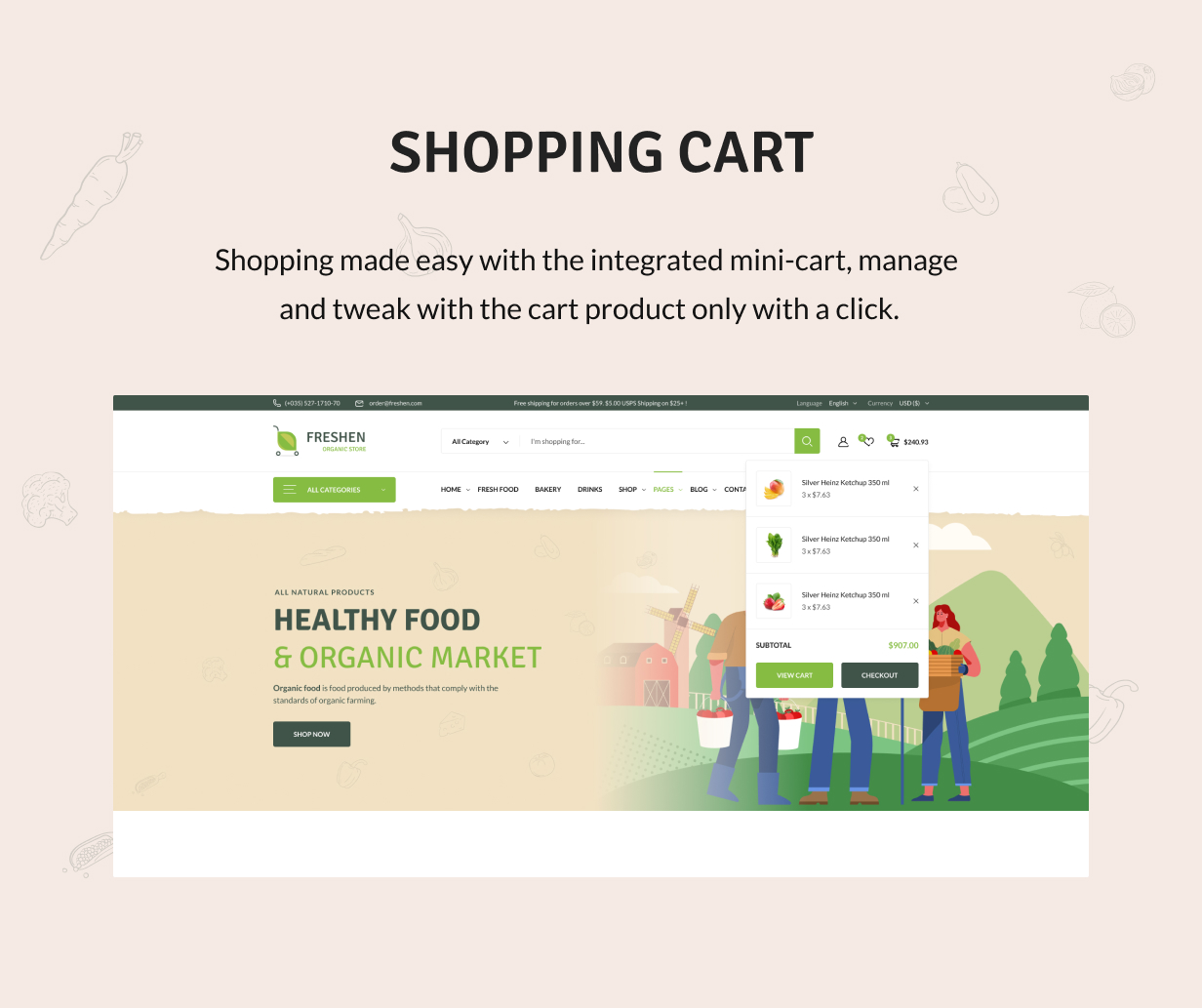 Freshen - Organic Food Store WordPress Theme - 12