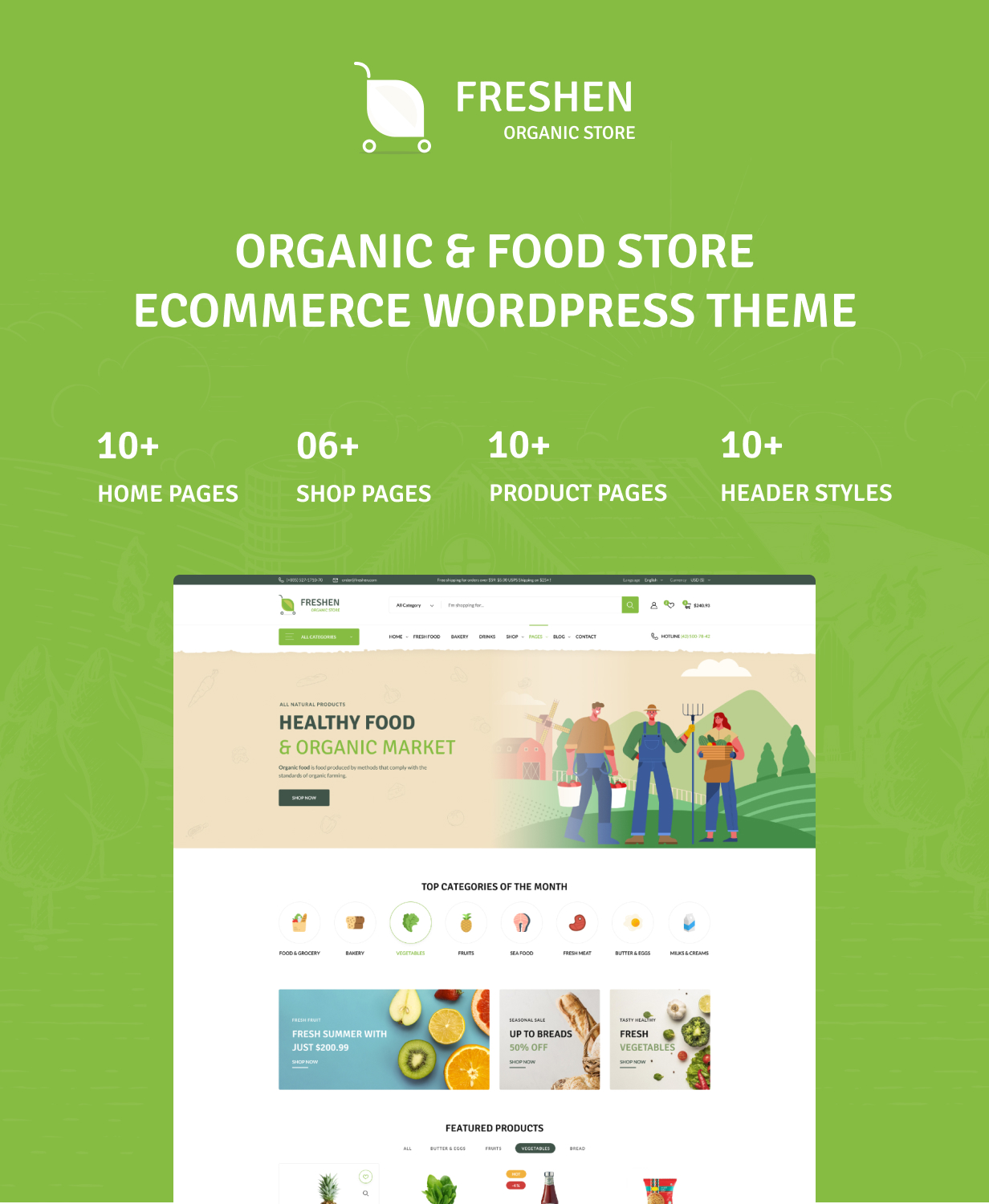 Freshen - Organic Food Store WordPress Theme - 4