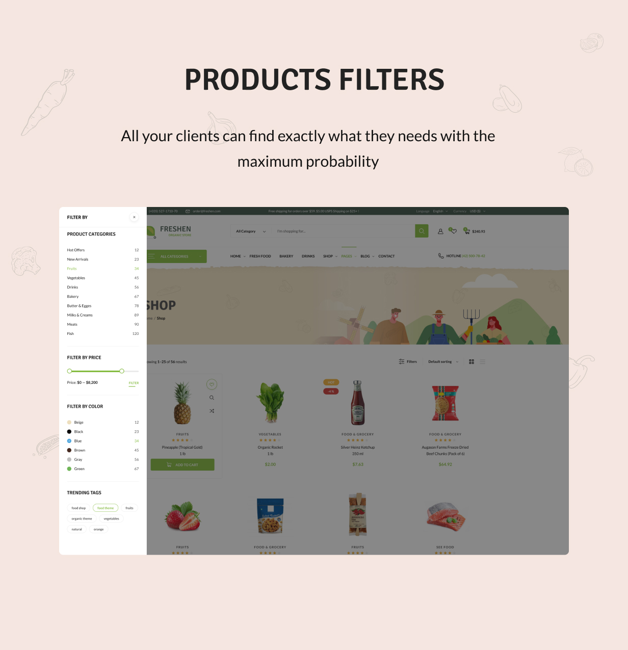 Freshen - Organic Food Store WordPress Theme - 9
