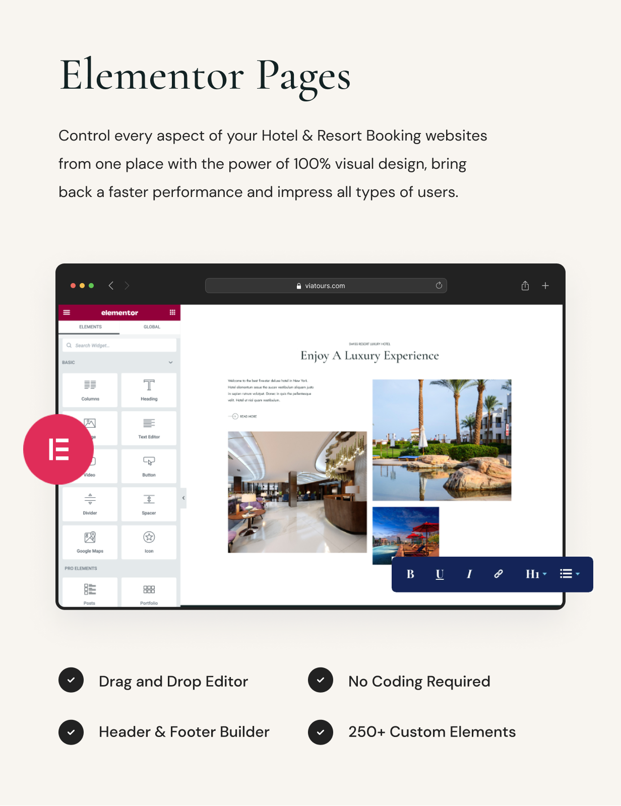 SwissResort - Resort & Hotel Booking WordPress Theme - 9