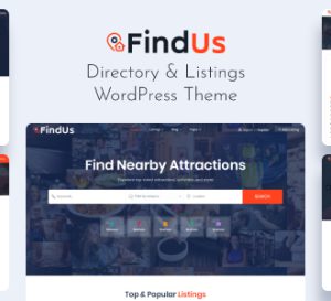 Findus - Directory Listing WordPress Theme