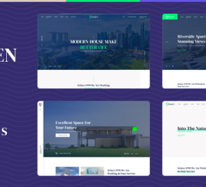 Qxygen - Single Property WordPress Theme