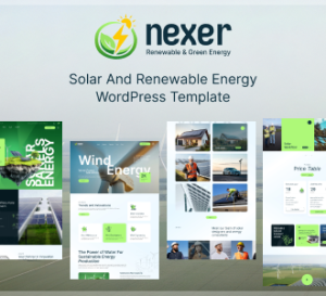 Nexer – Solar And Renewable Energy WordPress Theme